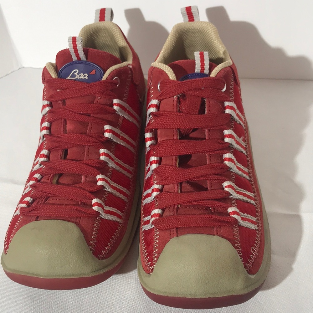 Baci Red tennis shoes size 6